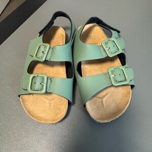 Green Kids Sandals